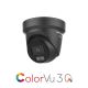 Hik DS-2CD2367G3-LI2UY 6MP ColorVu3 Fixed Turret 2.8mm BLK