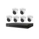 HiLook 8ch POE NVR 4TB cw 6 T262H-MU Turrets