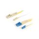 SIE Fiber Jumper Duplex SM LC UPC OS1-2 Yellow 2m