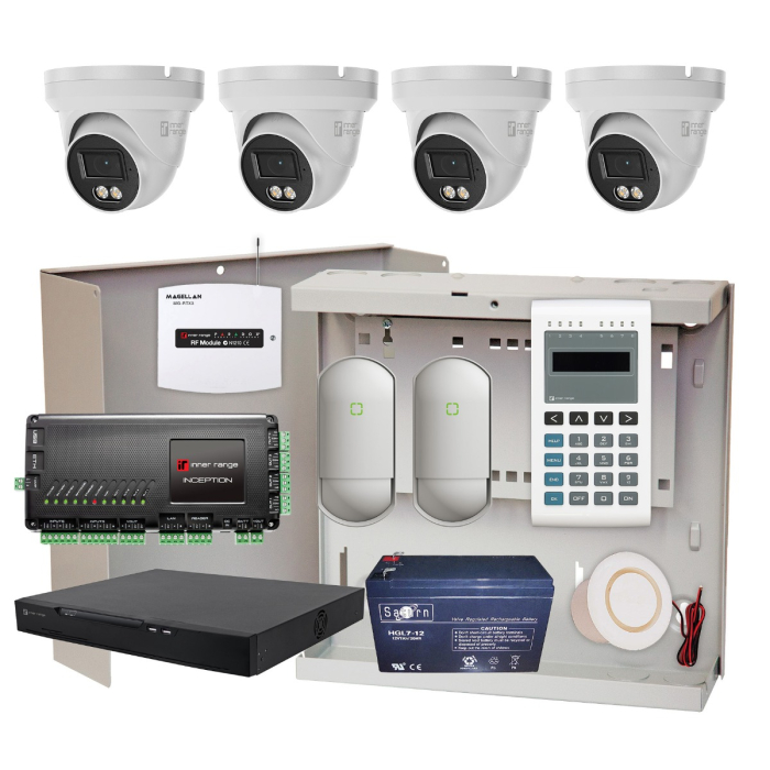 R I R IR Inception Express - Intrusion 8 RF Kit - KP 8Ch W