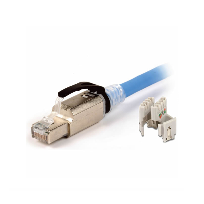 Zs Rj45 Siemon Copper RJ45 Z-Plug Cat. 6A Black
